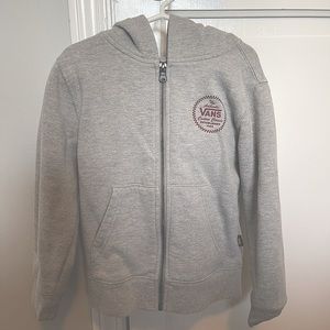 Vans little boys zip up hoodie size 4